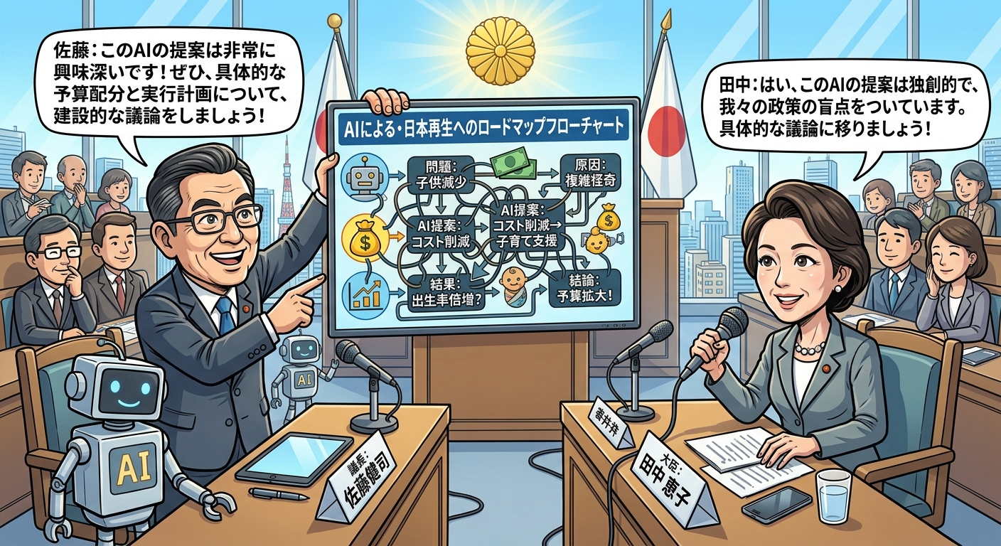 【AI基本計画】議員がClaudeで資料作成？AIパブコメ疑惑に大臣直撃
